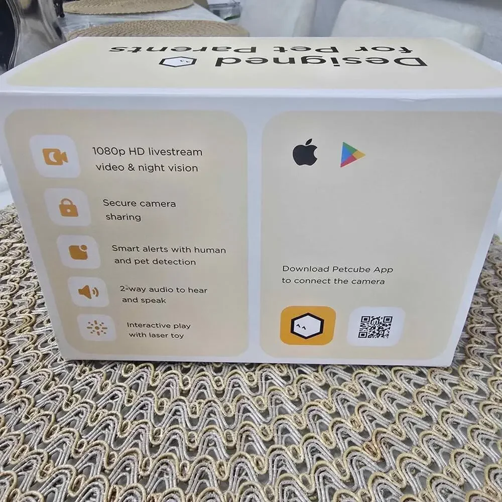 Petcube Play 2 Wi-Fi Pet Camera with Laser Toy for Cats & Dogs: Indoor Camera.